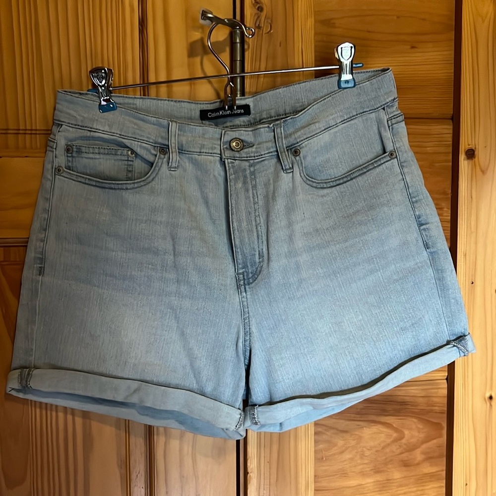 Calvin Klein Light Wash Jean Shorts